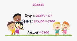 Multiplication Clipart Math Puzzle - Kids Background ...