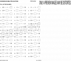 Collection of Multiplication relationship to division worksheets ...