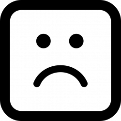 Sad Face In Rounded Square Svg Png Icon Free Download (#50828 ...