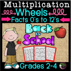 Multiplication Wheels: Back to School