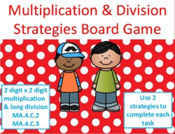 Multiplication and Division Game: Using Two Strategies Test Prep