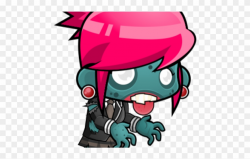 Mummy Clipart Cute Girl - Cute Cartoon Zombie Girl - Png ...