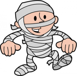 Home-made Mummy Costume For Children - Clip Art Library