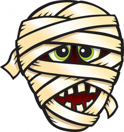 Mummy clipart mummy head pencil and in color - ClipartPost