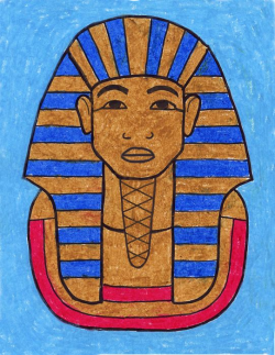How To Draw King Tut | art projects for kids | Art projects ...
