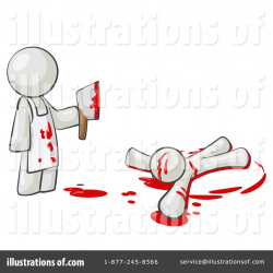 Murder Clipart #219678 - Illustration by Leo Blanchette