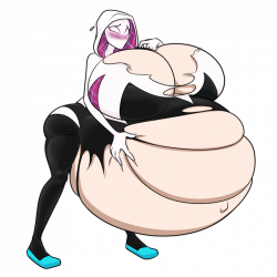 Friendly Neighborhood SpiderGwen by RiddleAugust | Body Inflation ...