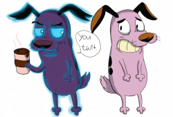 Courage The Cowardly Dog Drawing at GetDrawings.com | Free for ...