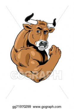 Vector Stock - Strong bull. Clipart Illustration gg71970299 ...