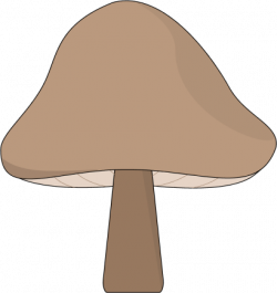 Brown Mushroom Clip Art - Brown Mushroom Image