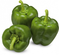 Mushrooms Clipart Capsicum Slice - Green Bell Peppers Png ...