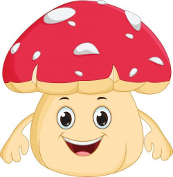 Happy Mushroom Cartoon premium clipart - ClipartLogo.com