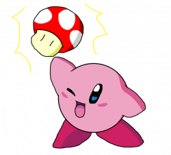 Kirby Get The Super Mushroom - Colored by AsylusGoji91 on DeviantArt