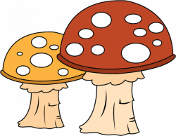 Food Cartoon Line Clip art - colored mushrooms 636*496 transprent ...