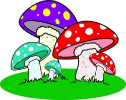 Colorful mushroom clipart 8 » Clipart Station