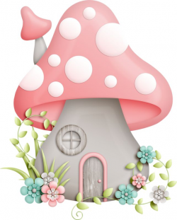 Groovy Mushroom Clip Art Cliparts, Pinkalicious Fairy House ...
