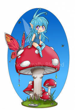 Mushroom Fairy :. by Nocturnally-Blessed on DeviantArt