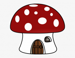 Mushroom Clipart Smurf - Mushroom House Clipart PNG Image ...