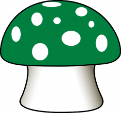 Green Mushroom Clip Art at Clker.com - vector clip art online ...