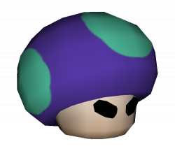 GameCube - Mario Party 5 - Poison Mushroom Capsule - The Models Resource