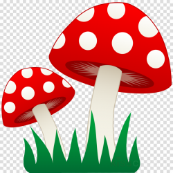 Polka dot clipart - Mushroom, Red, Agaric, transparent clip art