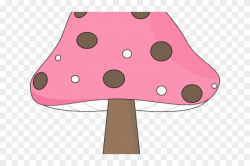 Mushroom Clipart Mashroom - Polka Dot, HD Png Download ...