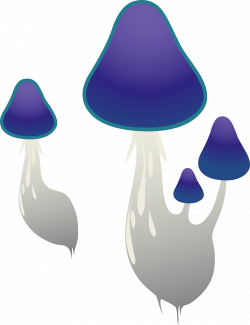 Clipart - Ilmenskie Purple Mushroom 1