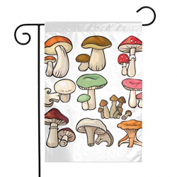 Amazon.com: HongyeMao Mushrooms Garden Flag Decorative Sweet ...