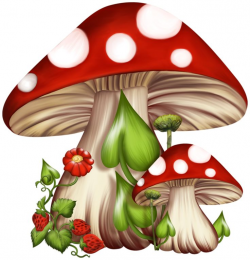 Mushroom clipart free fairies gnomes elves unicorns ...