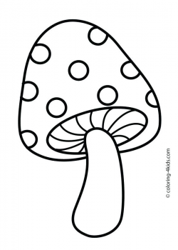 mushrooms coloring pages – pasosvendrell.com