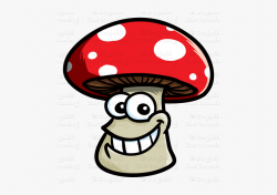 18 Magic Mushrooms Clipart - Cartoon Mushroom With Face ...