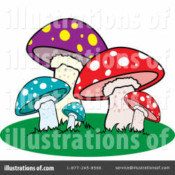 Mushrooms Clipart #97069 - Illustration by Pams Clipart