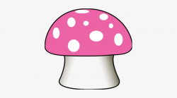 Mushroom Clipart Polka Dot - Pink Mushroom Clipart - Free ...