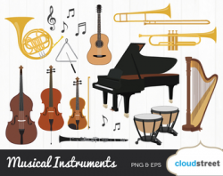 Cloudstreetlab: Musical Instrument , Classical Music Clip Art