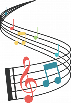 Music Note Staff Clipart - Real Clipart And Vector Graphics •
