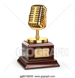 Stock Illustration - Music or journalism award concept. gold ...