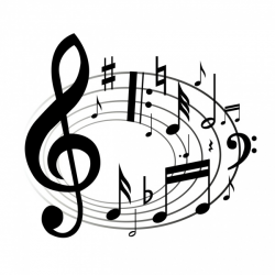 Music notes black and white music notes musical clip art ...