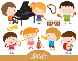 Music class clipart - musician clipart - 16102 from LittleLiaGraphic ...