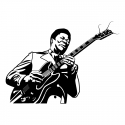 Musician Singer Blues Drawing - Silhouette 1300*1300 transprent Png ...