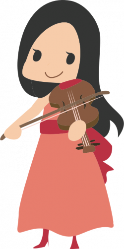 Clipart - Female Violinist
