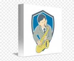 Musician Clipart Sax Player - Musician - Png Download ...