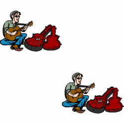 Street musicians clipart - Clipground