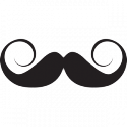 Curly mustache clip art clipart images gallery for free ...