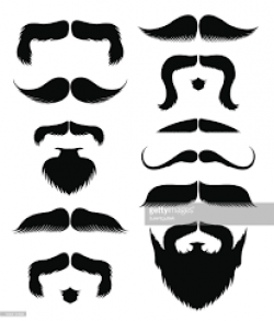 Image result for handlebar moustache clip art | suni | Beard ...
