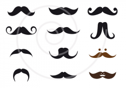 Mustache Styles Clipart #1 | Clipart Panda - Free Clipart Images
