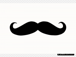Black Mustache Clip art, Icon and SVG - SVG Clipart