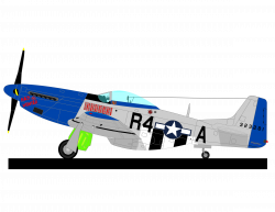 P51 mustang clipart - Clipground