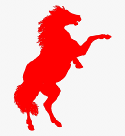 Running Mustang Clip Art - Red Horse Logo Png #1246321 ...