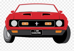 1971 Ford Mustang Mach - Ford Mustang Clipart (#1664544 ...