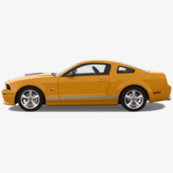 Side Drawing Mustang - 2009 Mustang Side View #1855280 ...